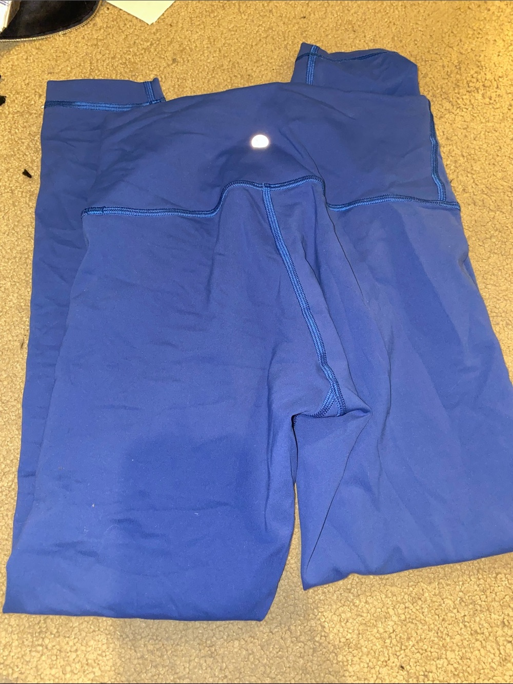 Lululemon Electric Blue wonder under Leggings